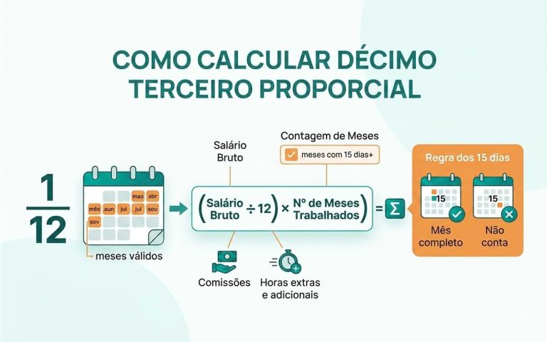 Como Calcular Décimo Terceiro Proporcional