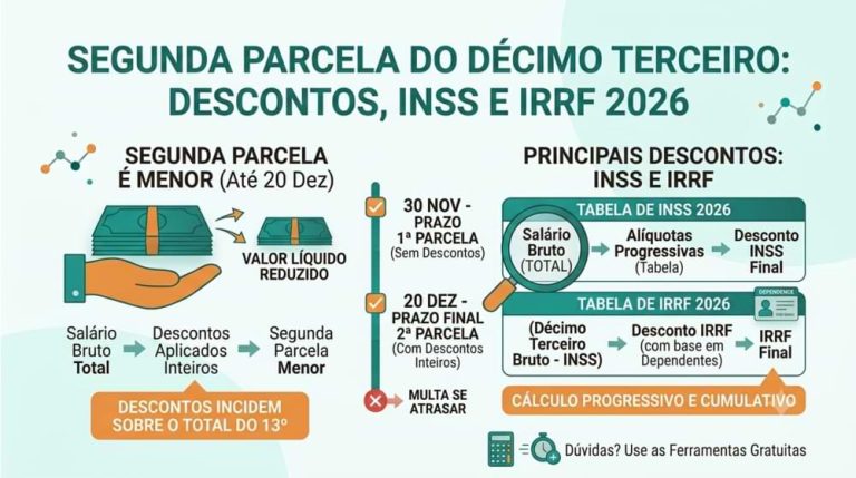 Descontos, INSS e IRRF 2026